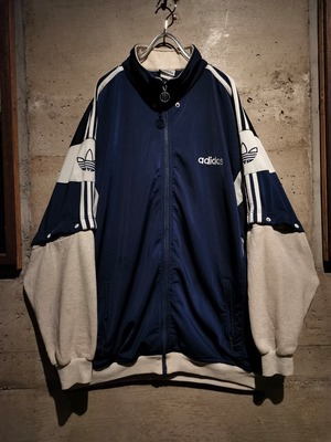 【Caka】"OLD adidas" 2way Attachable Arm Design Loose Track Jacket