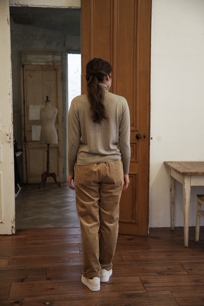 Silk Cashmere High Neck P/O