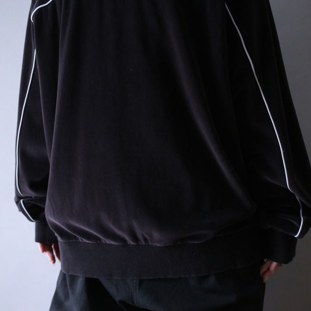 "PUMA" piping design velours mode track jacket