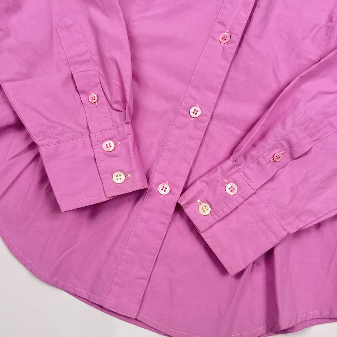 PS Paul Smith Women ポールスミス Vネック 長袖シャツ 40/ピンク レディース