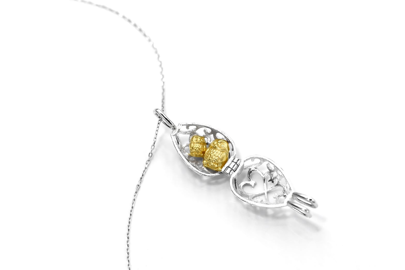 PT900 かごペンダントトップ《Drop型》※チェーン、中身は別売り  