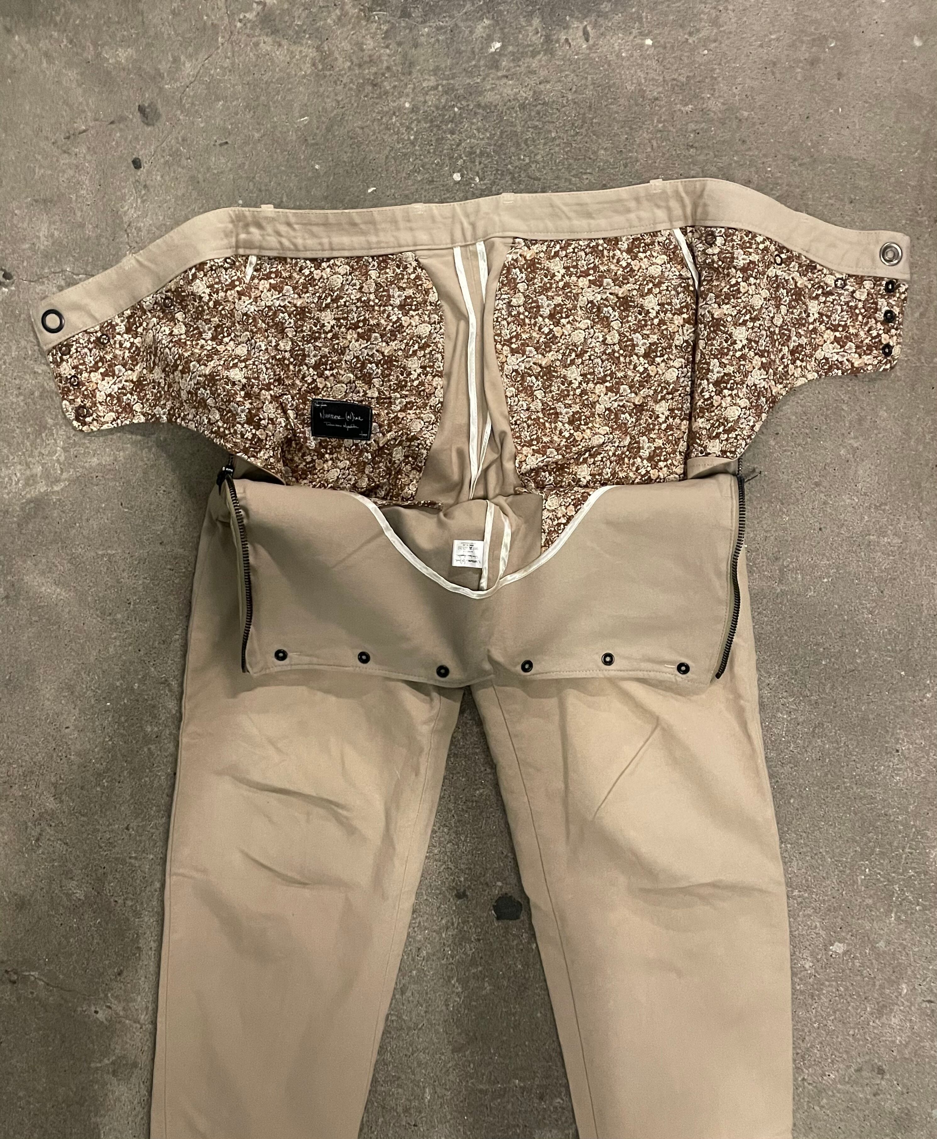 NUMBER (N)INE ナンバーナイン 2003aw カート期 ボンテージジップ 