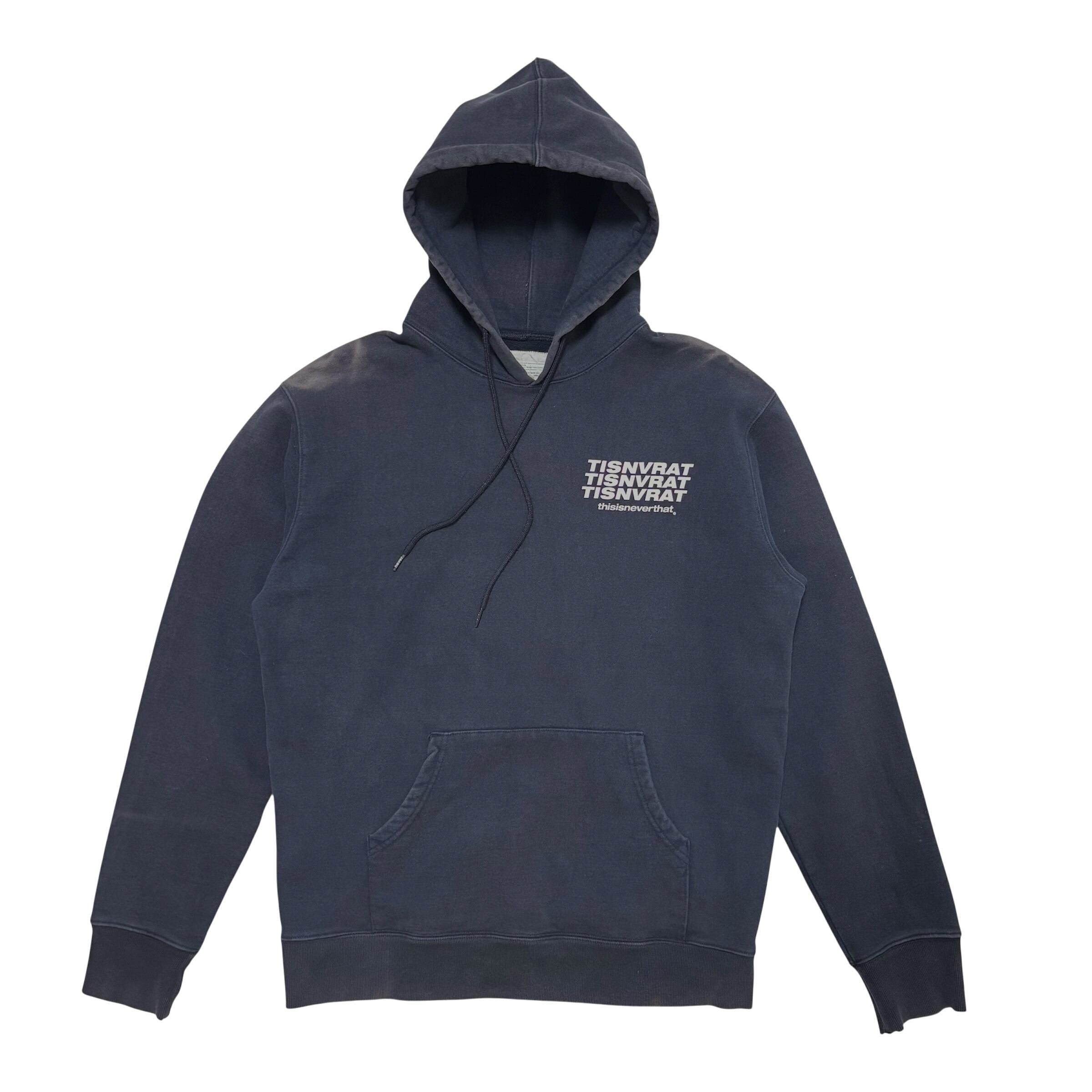 中古 ディスイズネバーザット thisisneverthat ネバザ フーディー パーカー クリーニング済み プルオーバー MUSINSA メンズ XL