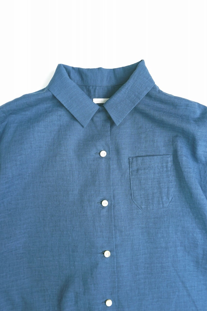 Co. Li. Ripstop Open Collar Shirt