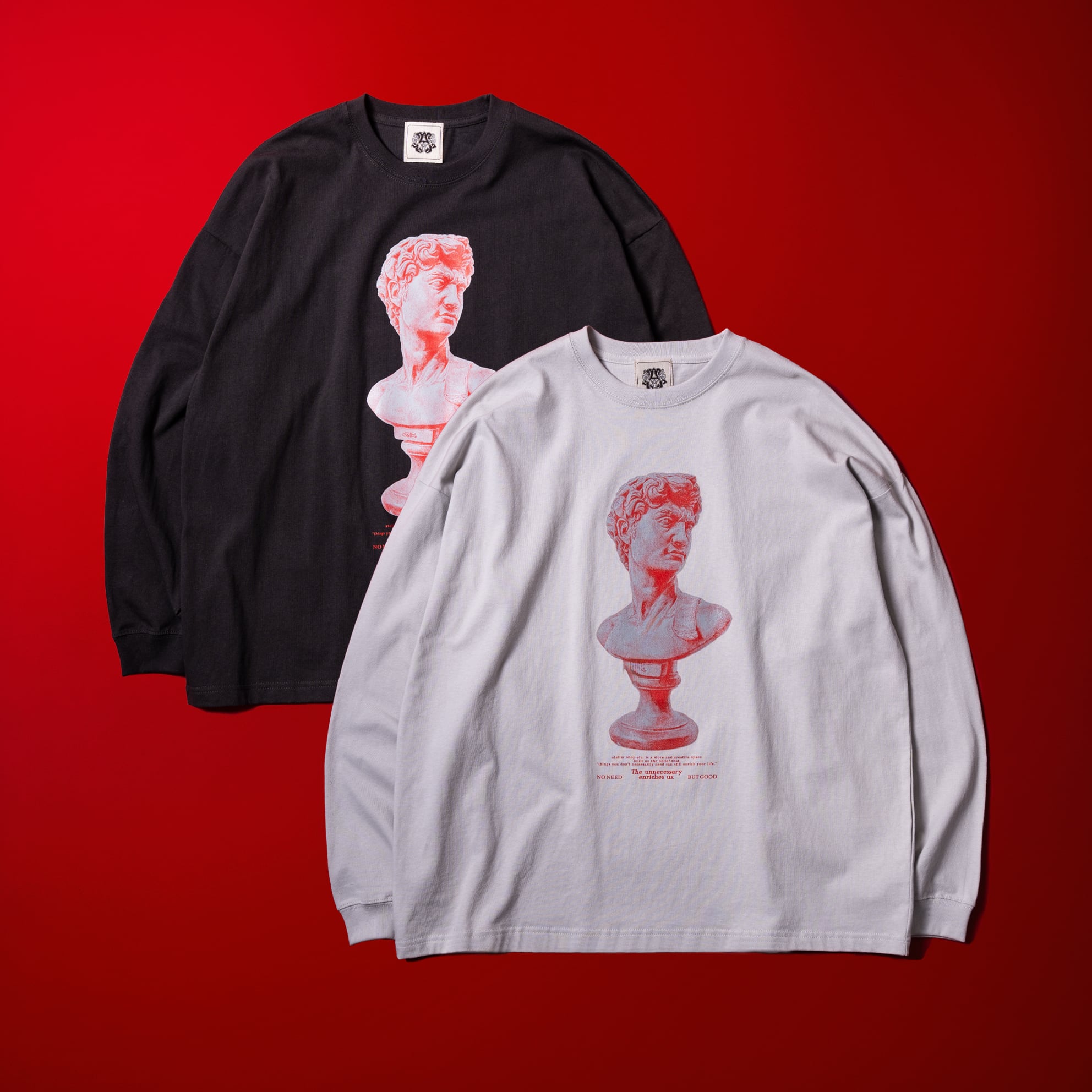 etc. “DAVID” long sleeve tee