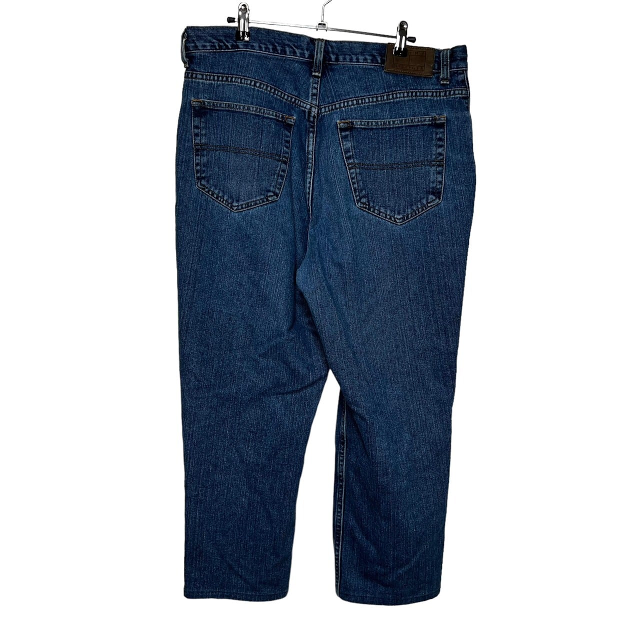 W36×L34】 TOMMY HILFIGER デニムパンツ 革パッチ | 古着屋OLDGREEN