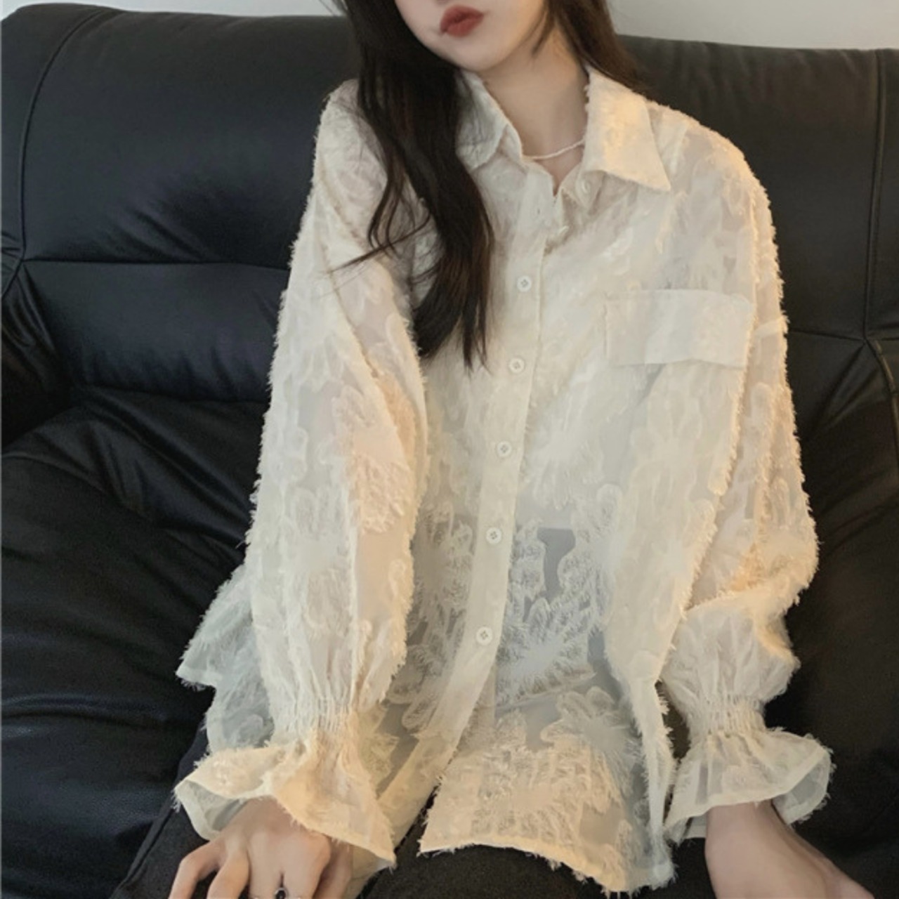 Loose Sun Protection Shirt 5137