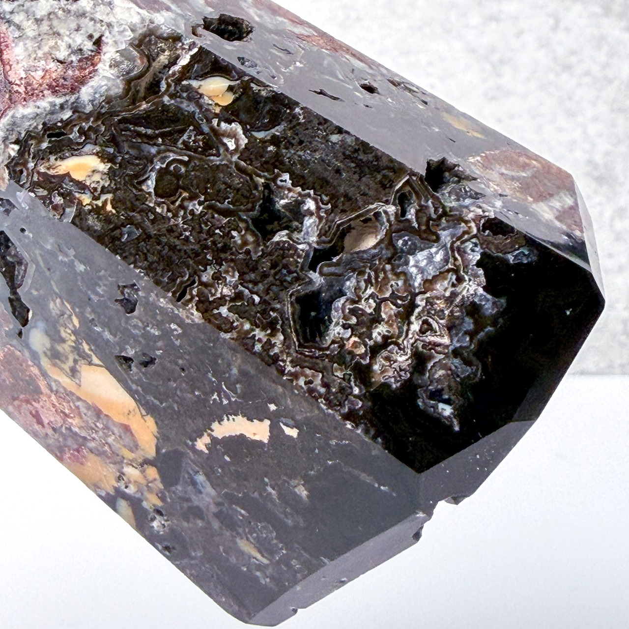 モザイクカルセドニークォーツ01 タワー ＊ Mosaic Chalcedony ＊ 天然石