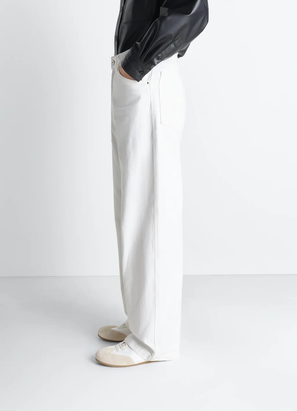 LEMAIRE WIDE PANTS MILK PA1306 LD1069 | BEST PACKING STORE