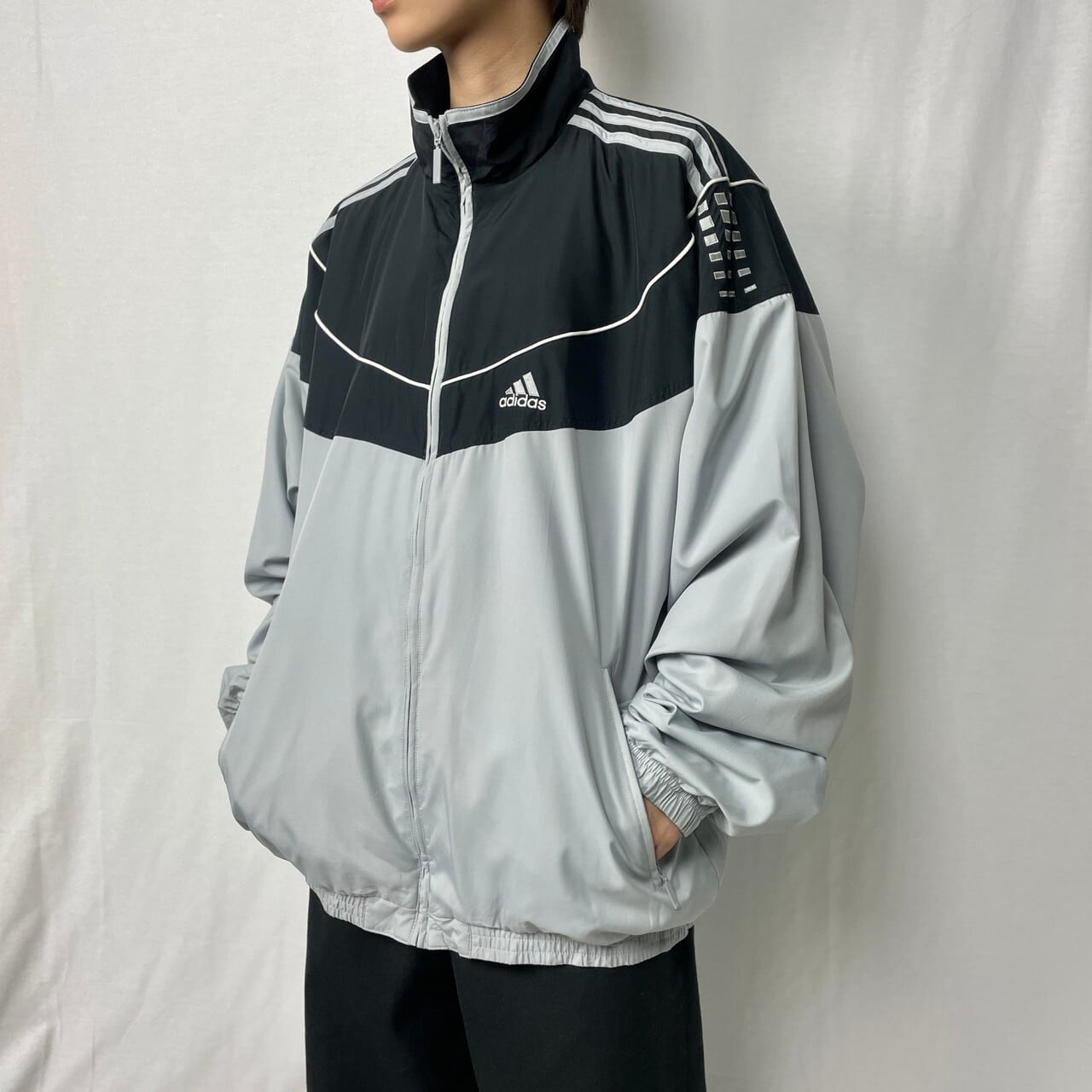 00年代 adidas アディダス パフォーマンスロゴ ポリエステル トラック