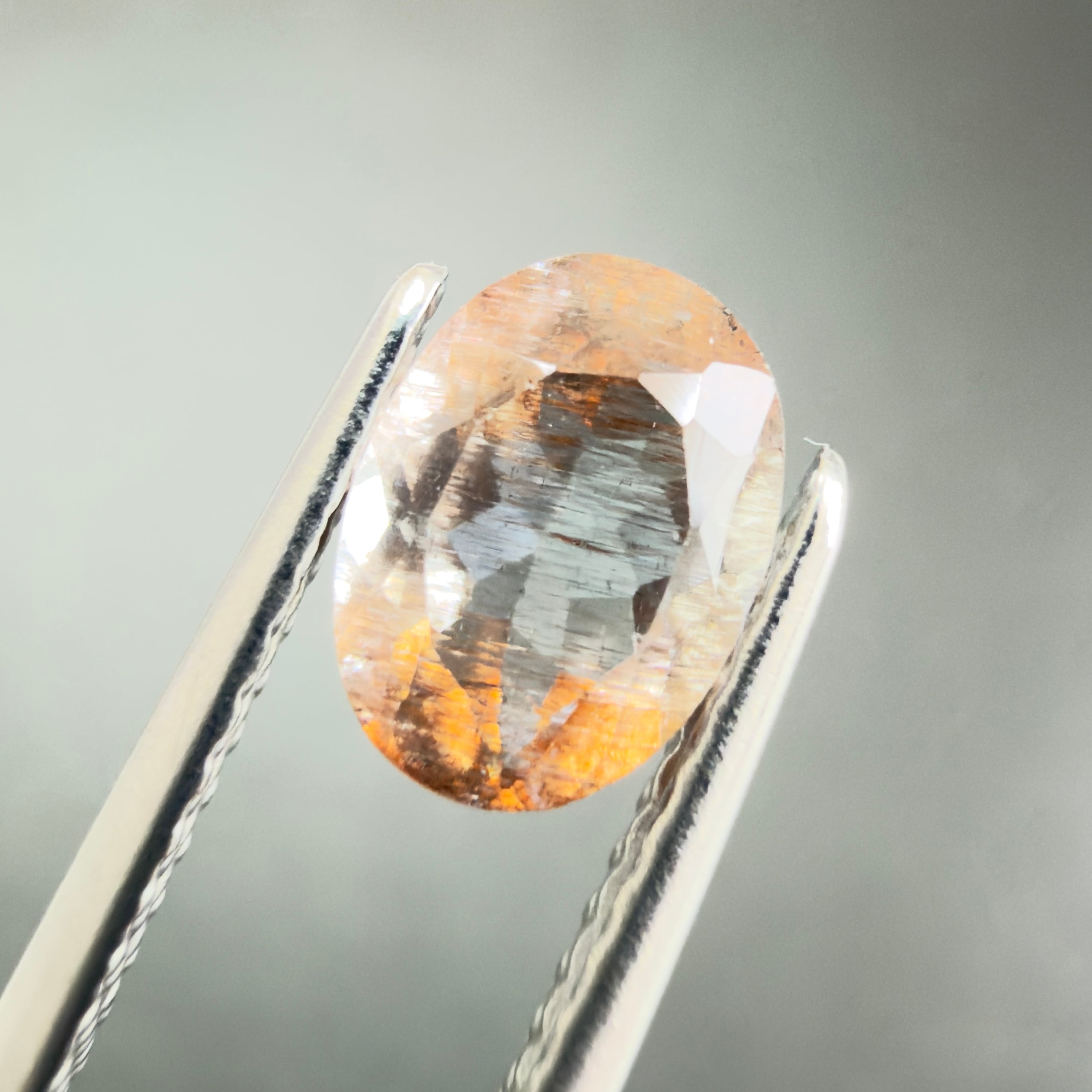 アクアマリンサンストーン】 ルース ブラジル産 0.86ct | たからいし