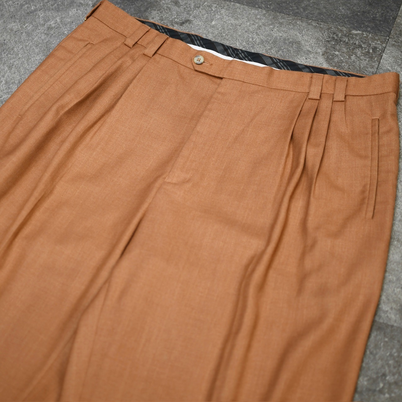 SEAN JOHN rayon blend 4tuck wide slacks