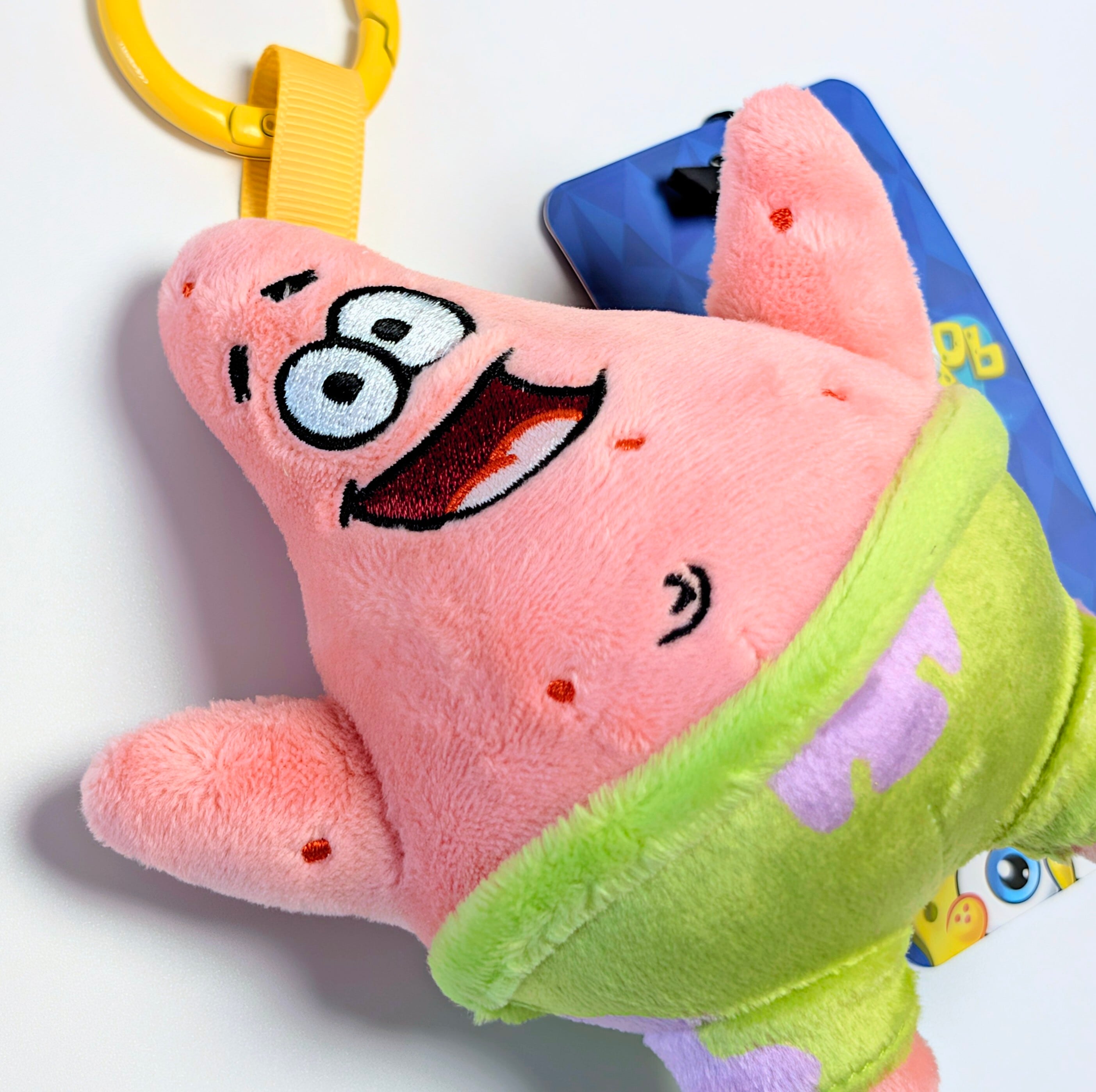 【 SpongeBob SquarePants ( スポンジボブスクエアパンツ ) 】パトリック ぬいぐるみキーホルダー / プラッシュキーホルダー / マスコット〚アメリカン雑貨 アメトイ〛