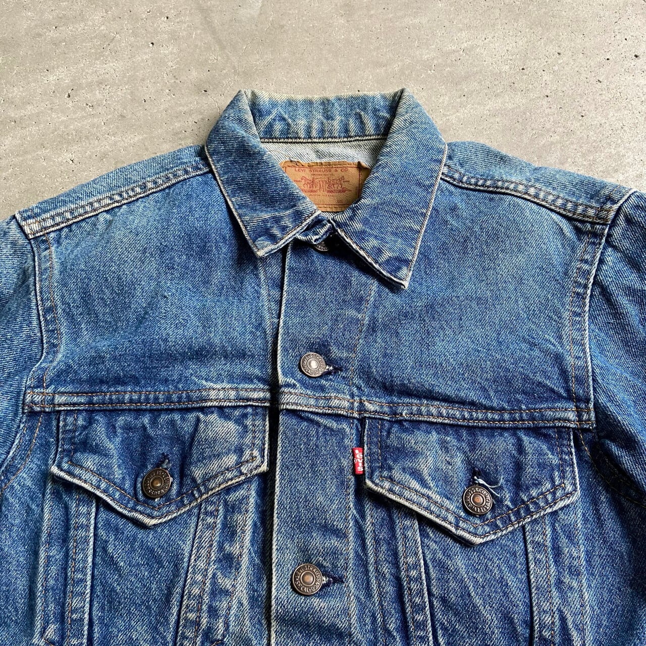 80年代 USA製 Levi's リーバイス 71506-0216 デニムジャケット 38L