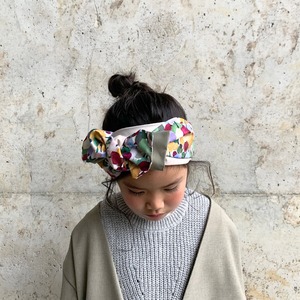 W ribbon hairband tulip (nature)