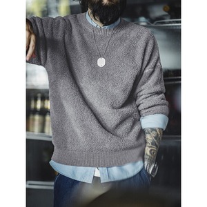 Basic Velvet Knit Sweater【G0951】