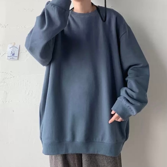 12colorシンプルオーバースウェット【LY013】