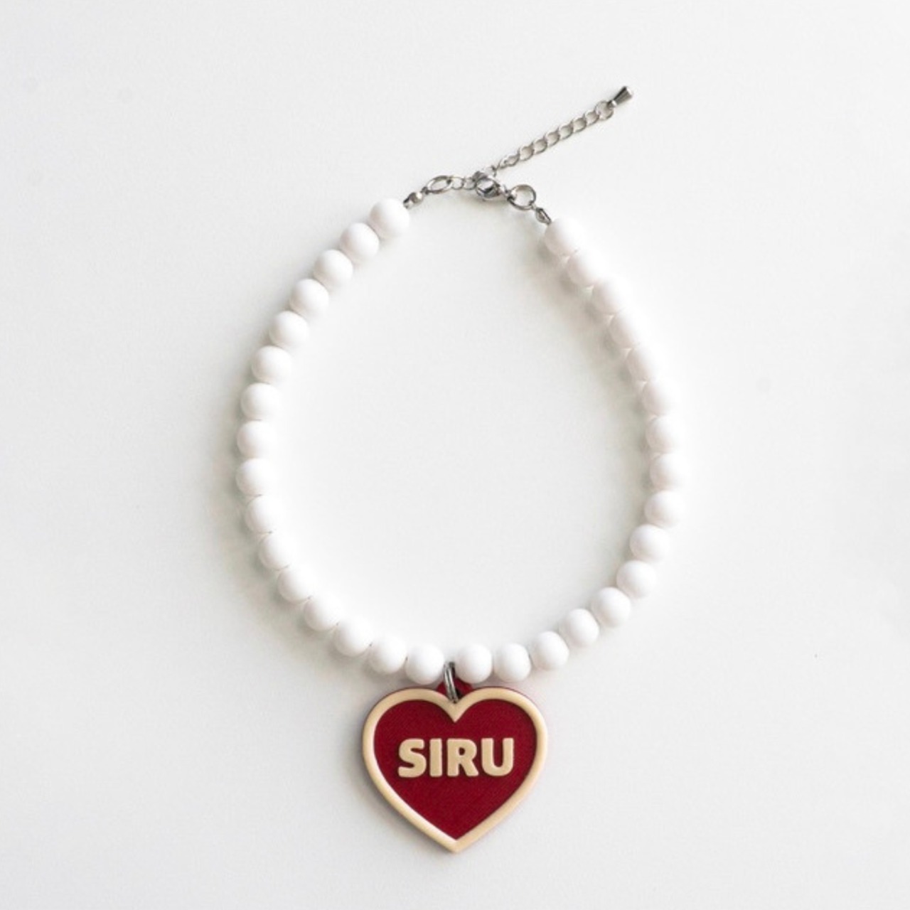 【予約】[ Snugroo ] Pet Necklace Beads｜Red Velvet Cake - 2