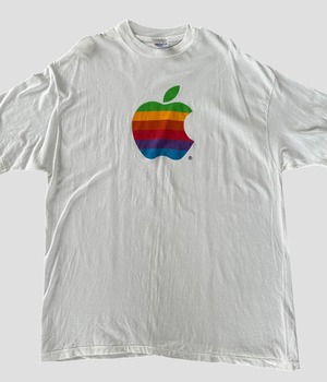 -Apple- Vintage 90s XL Print T-shirt