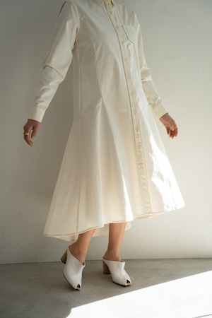 ASYMMETRIC SHIRT DRESS 【CA2S-O308】