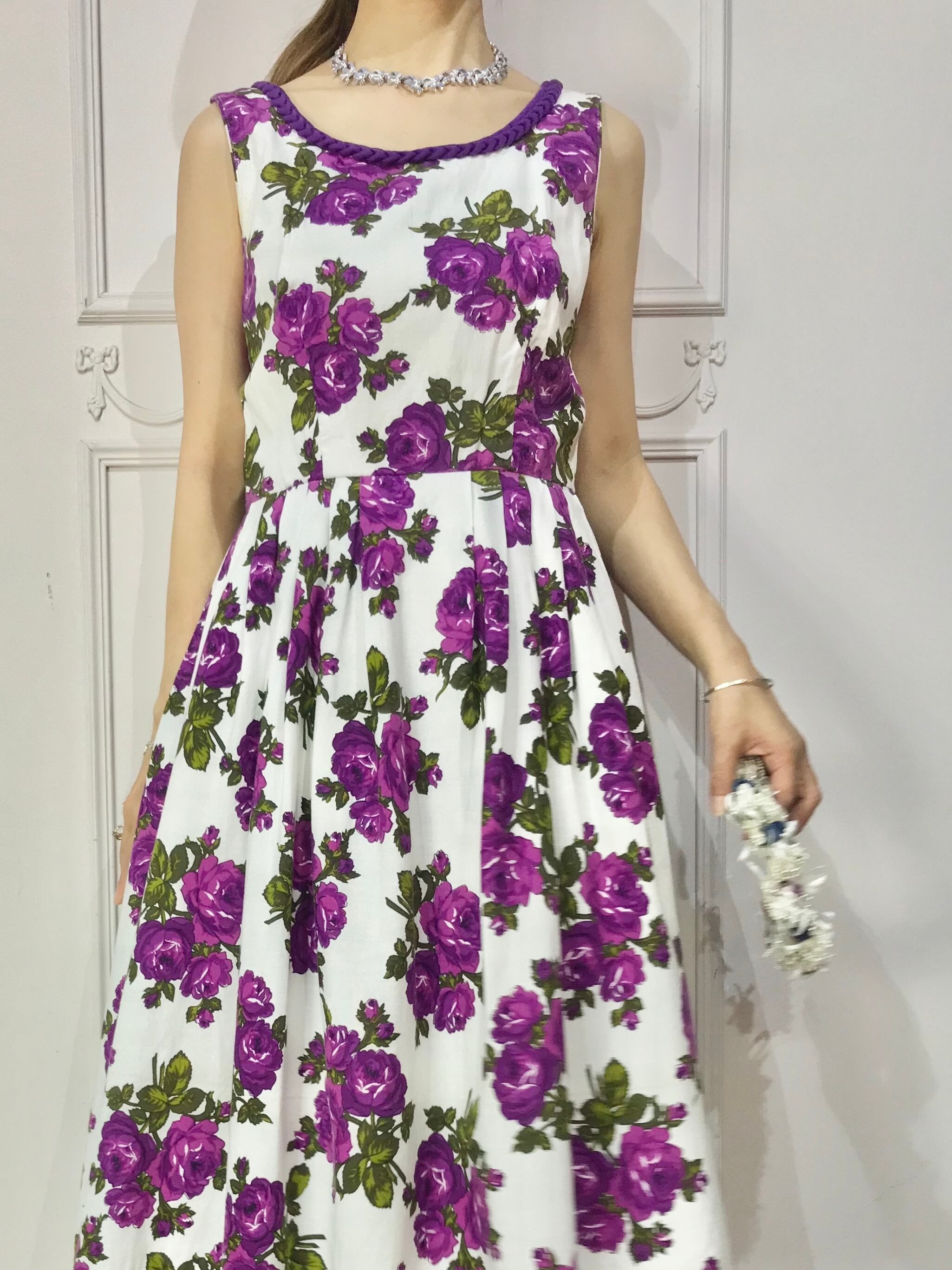 パープルローズドレス lot20381