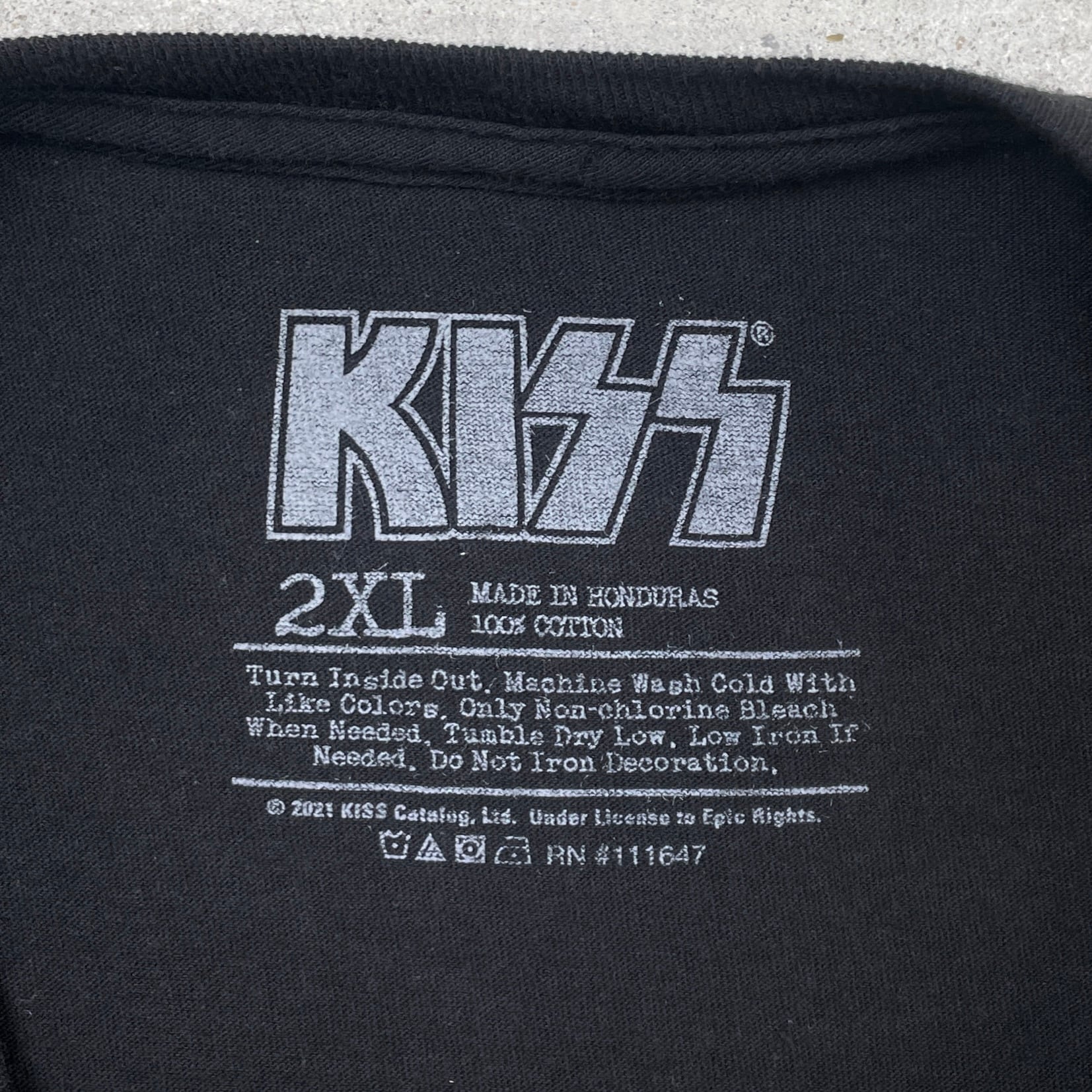 KISS キス バンドTシャツ プリントTシャツ メンズ2XL 古着 DESTROYER