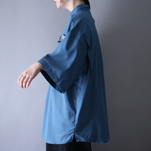 "Columbia" PFG good coloring over silhouette s/s shirt