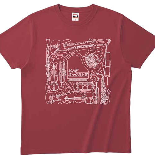 ソノダオーケストラ Tシャツ バーガンディカラー(S, M) | RYO SONODA