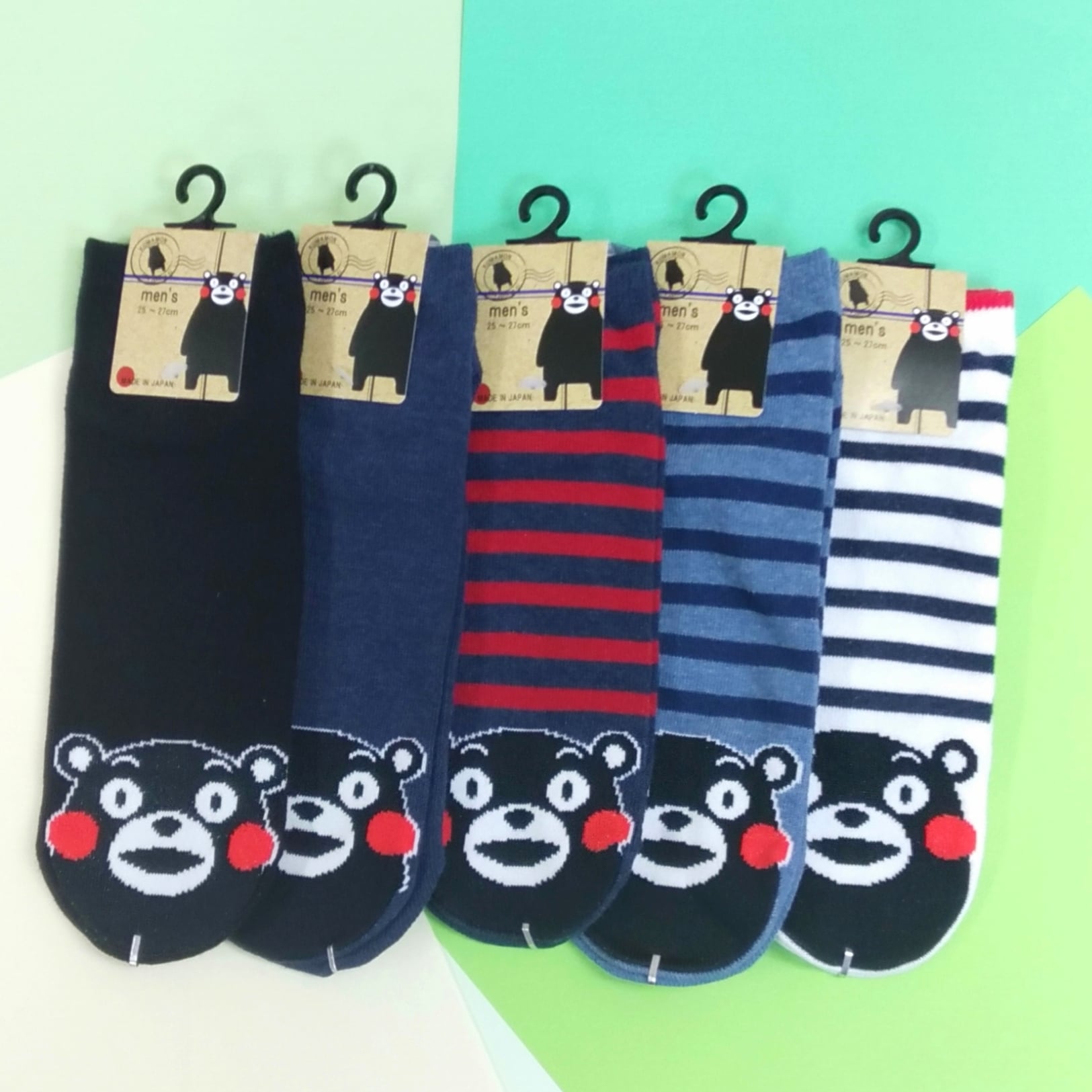 くまモン／メンズソックス | miyabi goods 小間物や雅