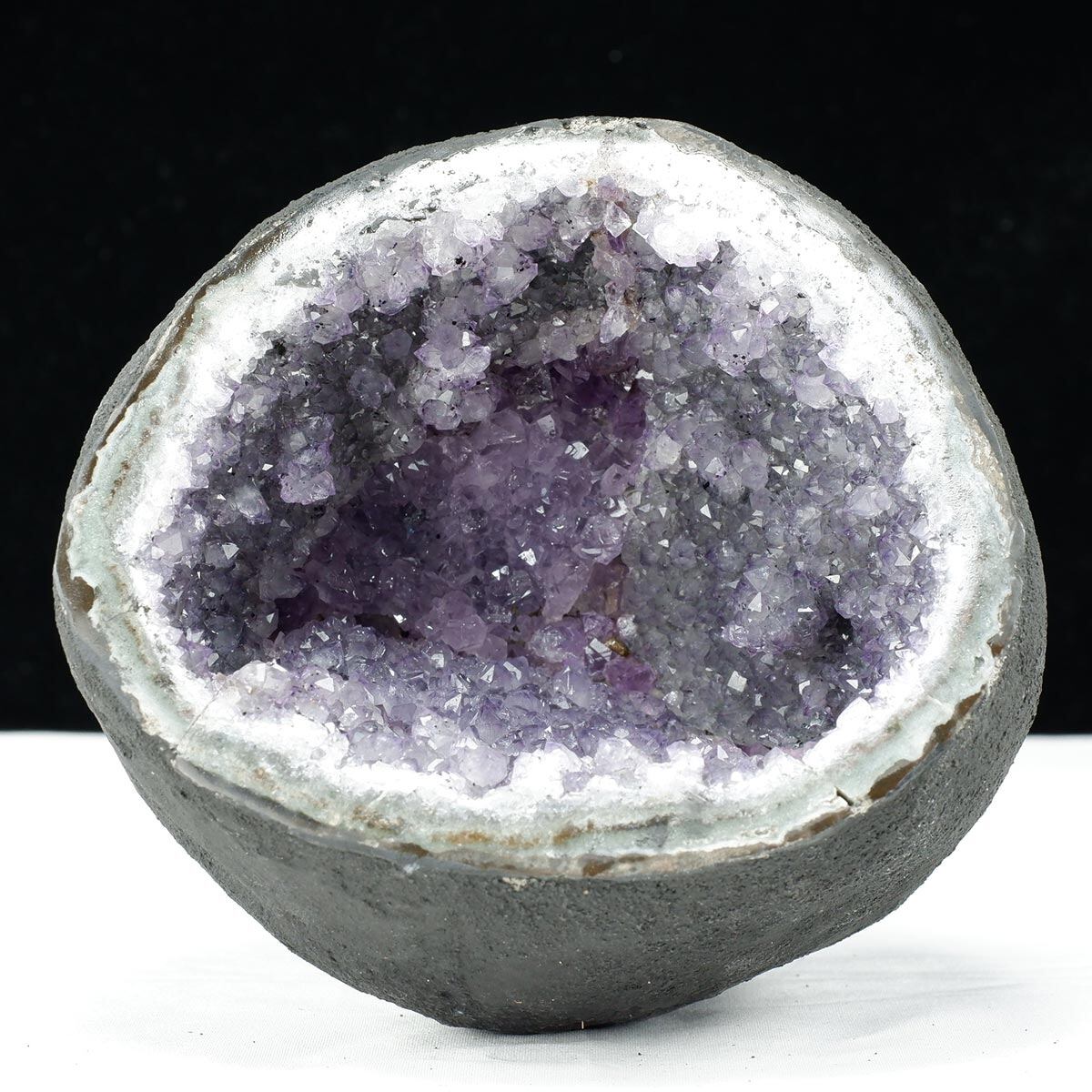 1.9Kg アメジストドーム ウルグアイ産 サークルジオード アメジスト ドーム ミニ 卓上サイズ 一点物 174-2289