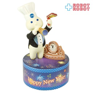 ピルズベリー ポッピンフレッシュ ドゥボーイ ハッピーニューイヤー オルゴール フィギュアリン 2013 企業物