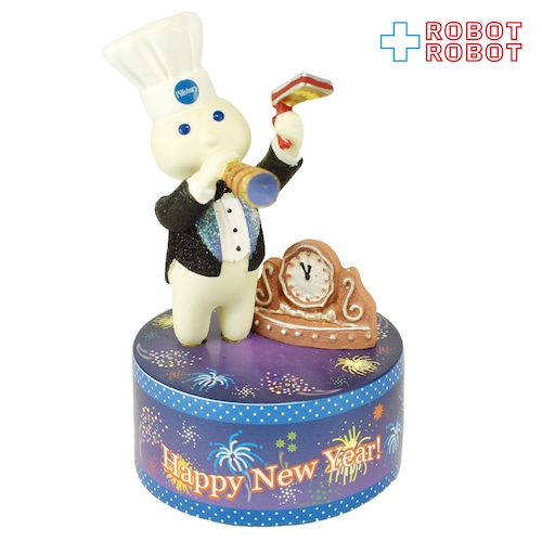 ピルズベリー ポッピンフレッシュ ドゥボーイ ハッピーニューイヤー オルゴール フィギュアリン 2013 企業物