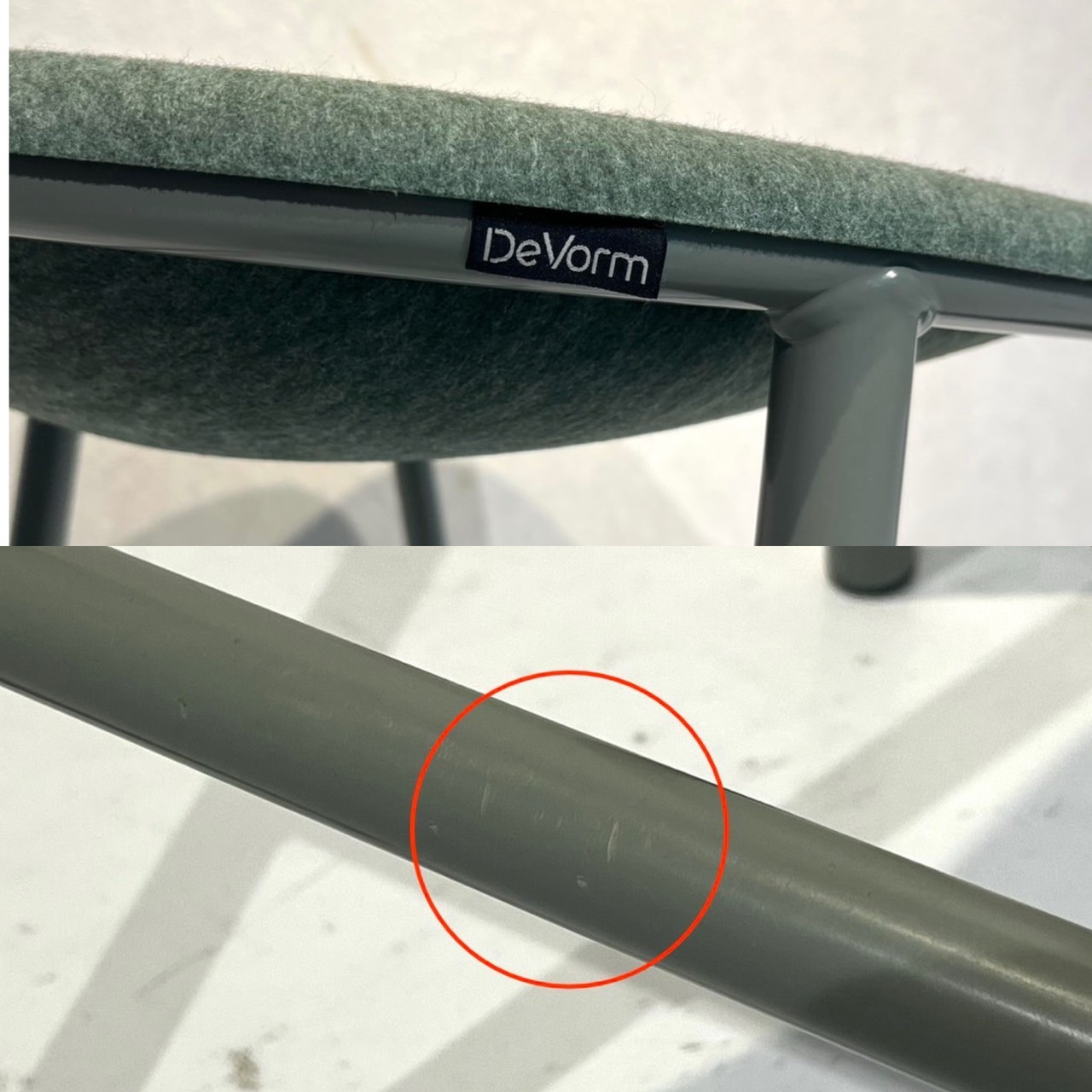 DeVorm デフォルム LJ4 PET Felt Counter Stool カウンタースツール ハイチェア カウンターチェア ハイスツール 椅子 チェア モダン 北欧 ミニマル