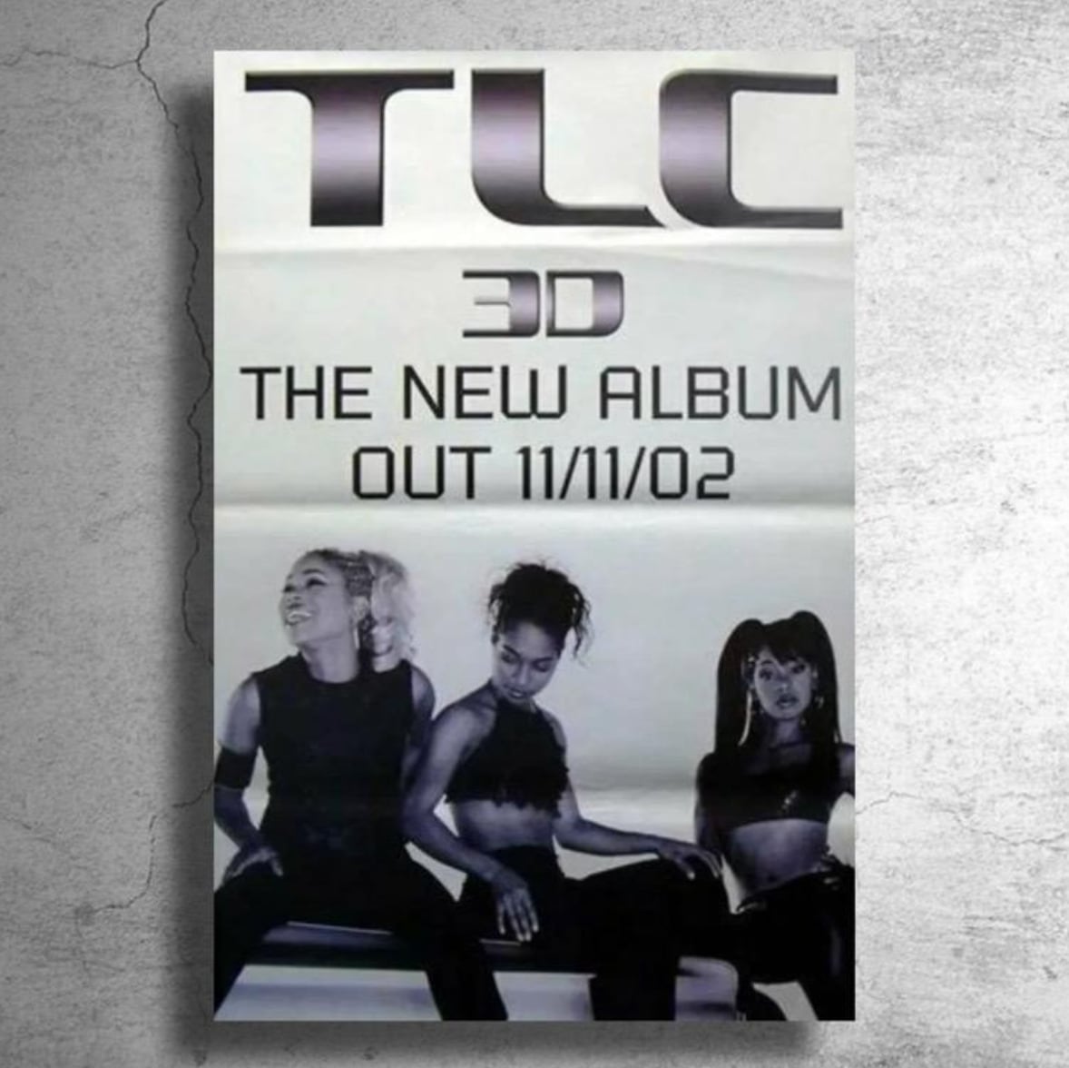 TLC ティーエルシー』2002年イギリスの地下鉄駅貼りポスター/R&B-