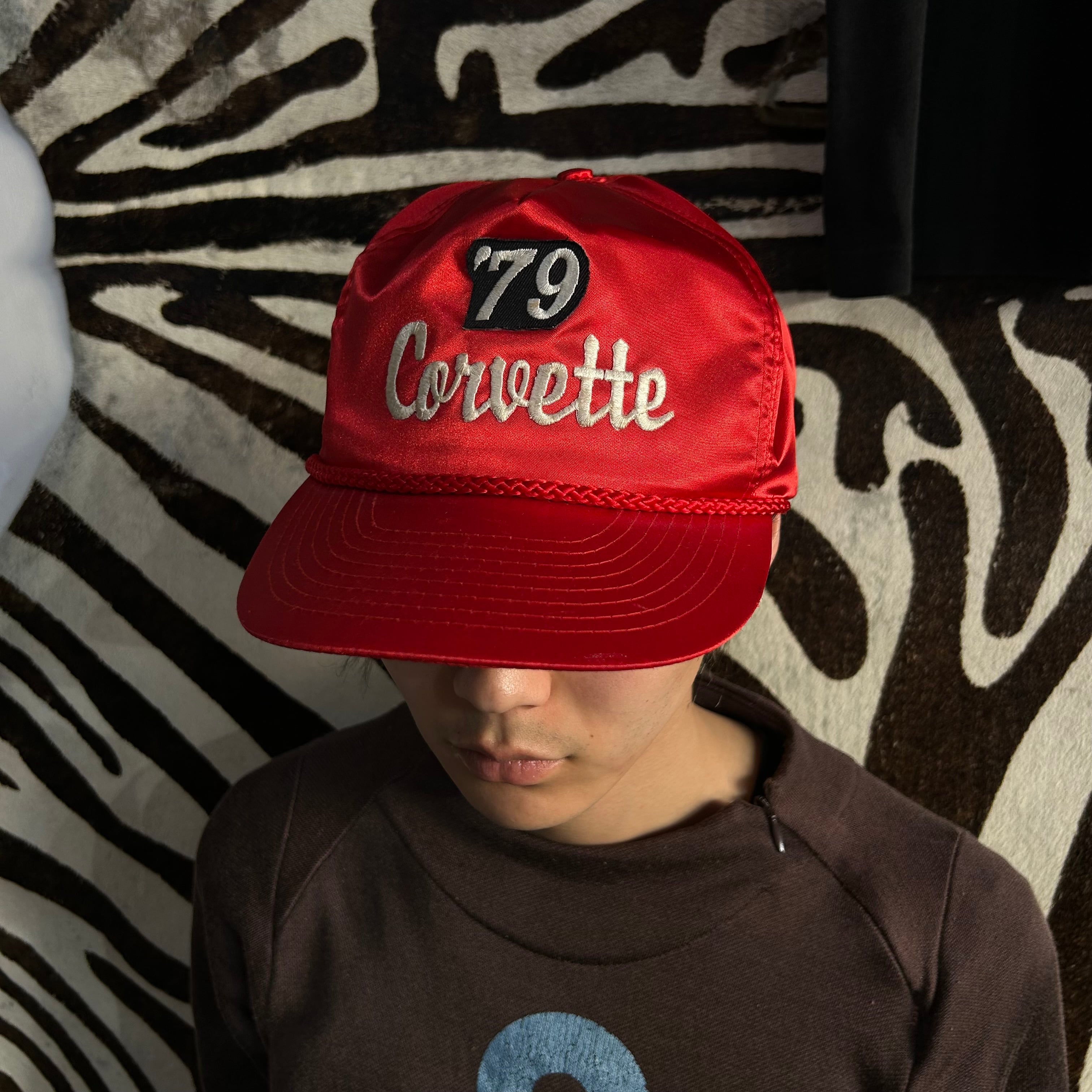 1979s Chevrolet Corvette "satin" trucker cap【仙台店】