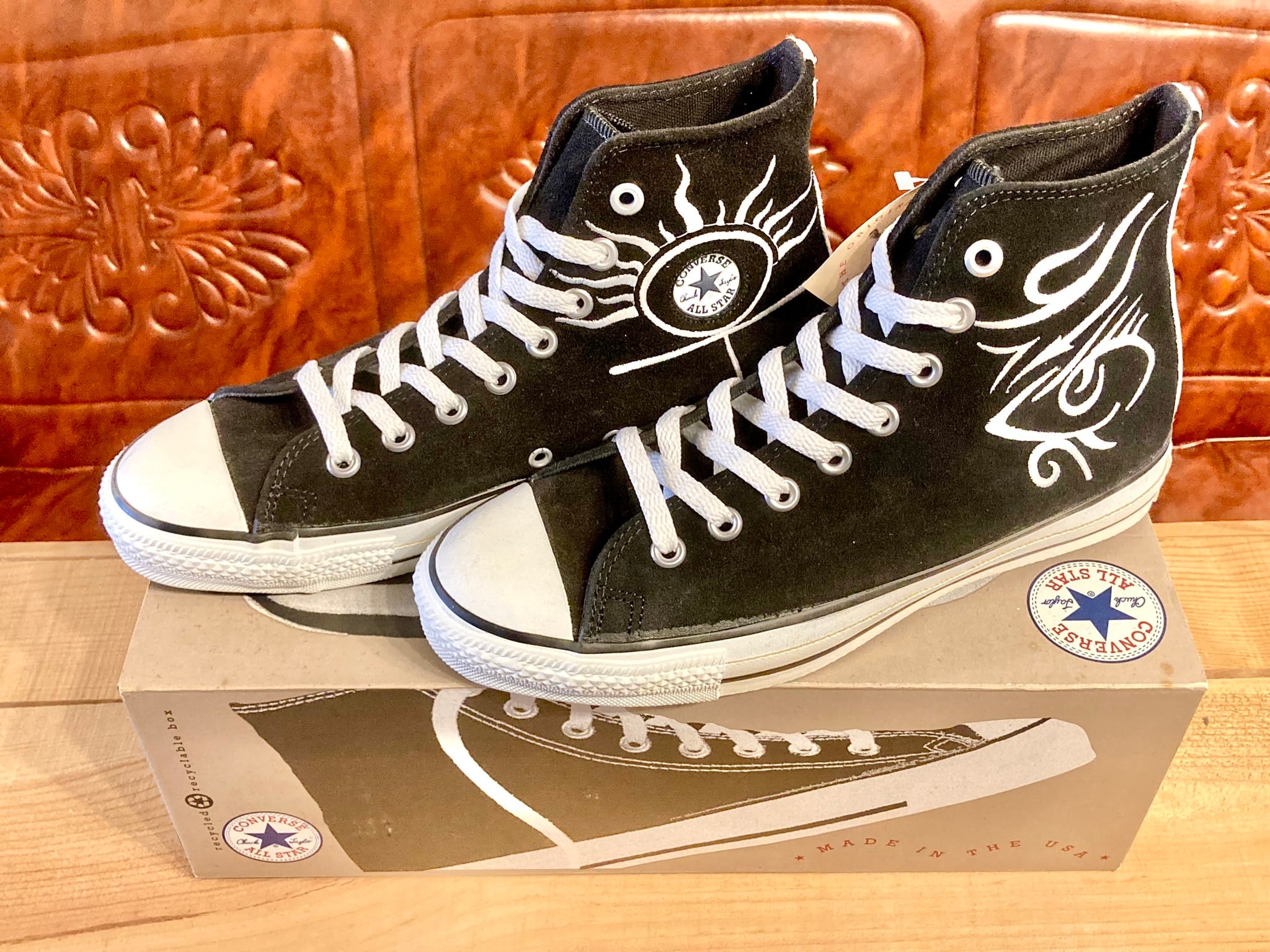 希少CONVERSE ★ALL STARハイカットロング デニム　6 25cm