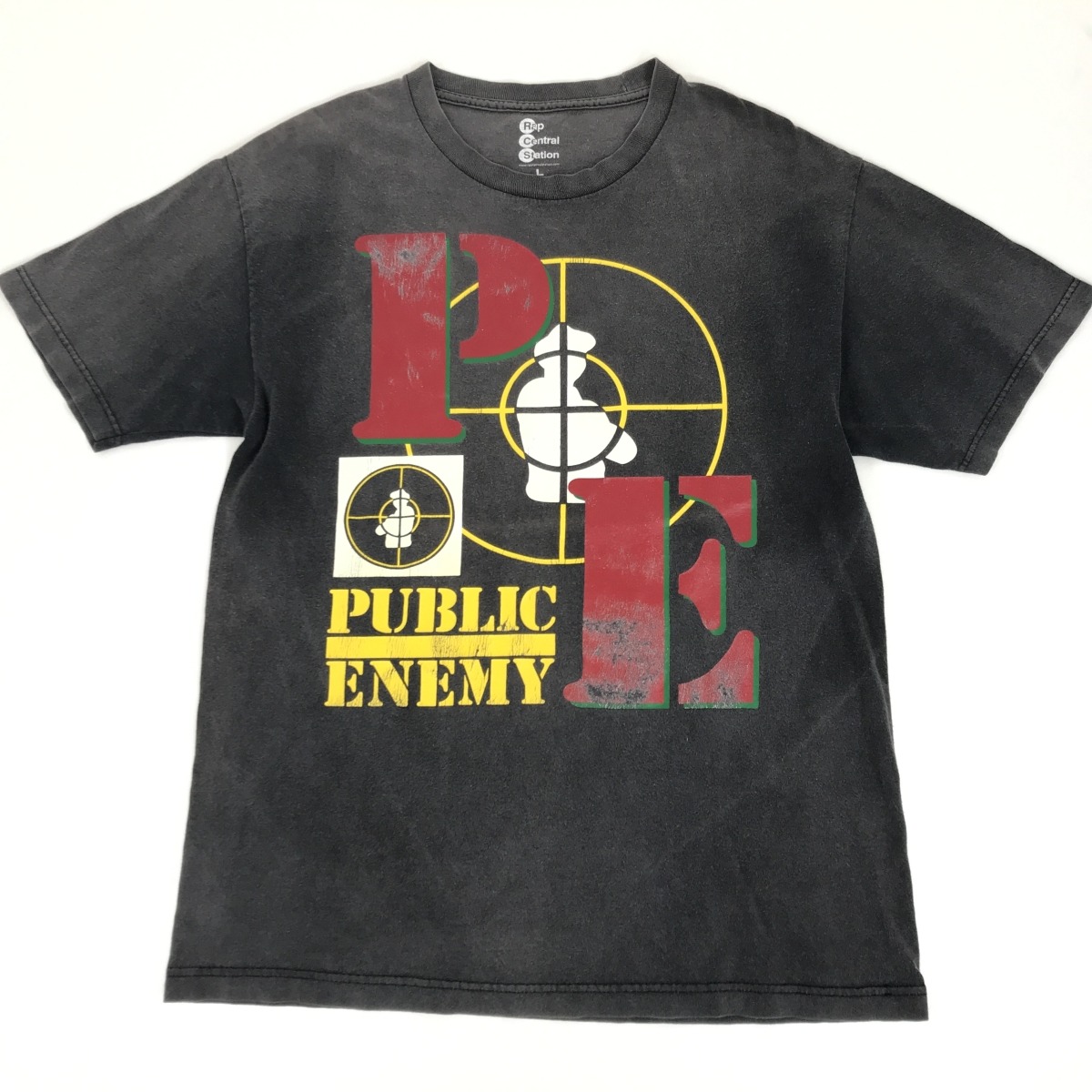 RAP CENTRAL STATION USA製 PUBLIC ENEMY パブリックエネミー Tシャツ  