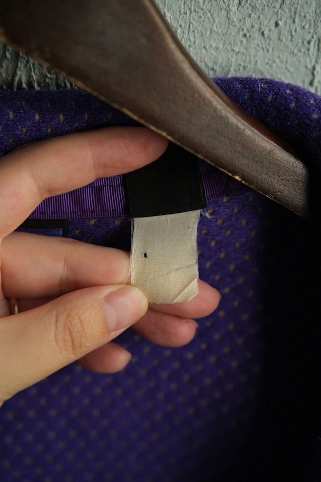 Utah/90's "patagonia" retro cardigan/made in usa/natural,purple