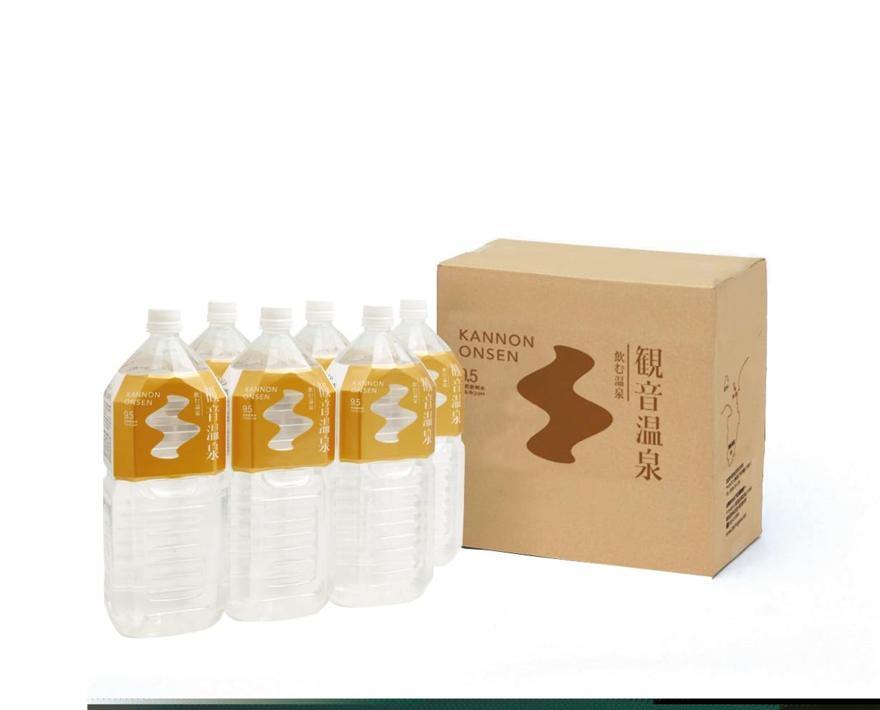 観音温泉 飲む温泉 2000ml×6本