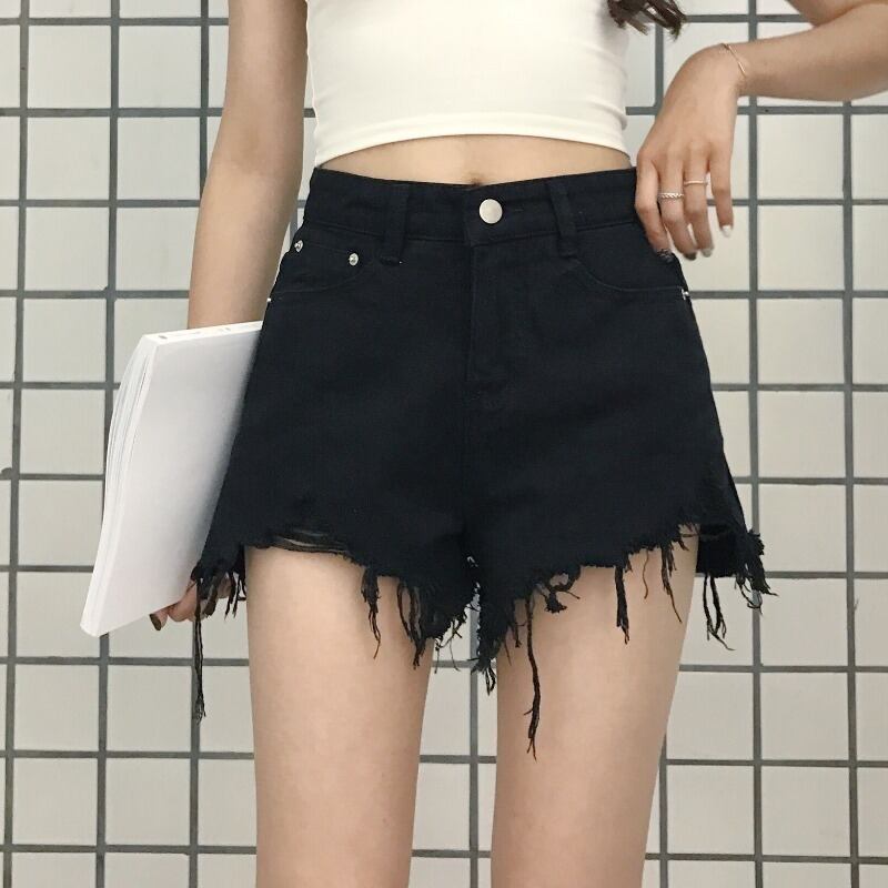 ショーツ スプリングサマーハイウェストウェストルーズパンツ ワイドレッグ 春物 夏物 ブルマー ワイドパンツ ドラファッションホール81126098023