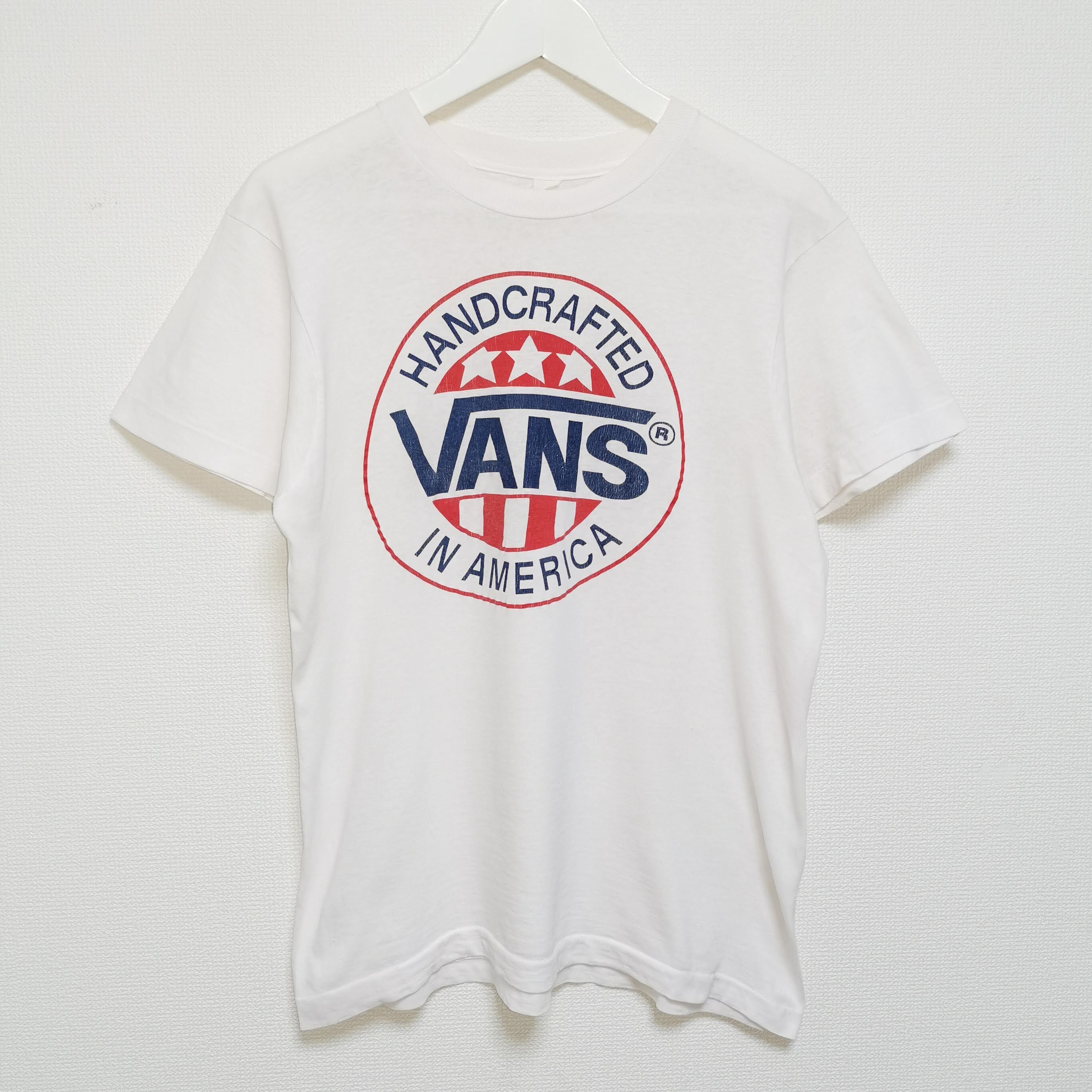 送料無料 L 90s VANS オールド バンズ Tシャツ SKATE BMX USA製