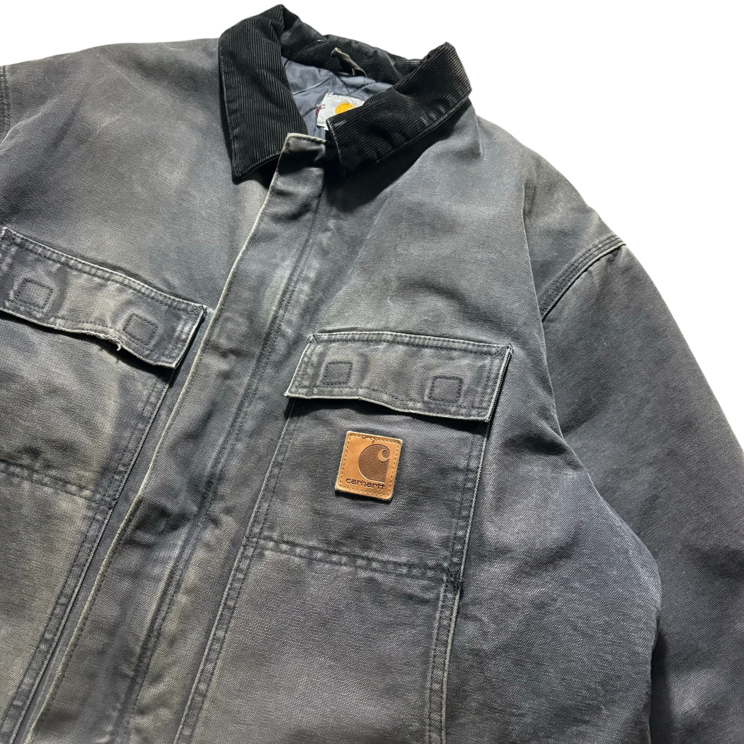 vintage CARHARTT good fade black “traditional coat” | NOIR ONLINE