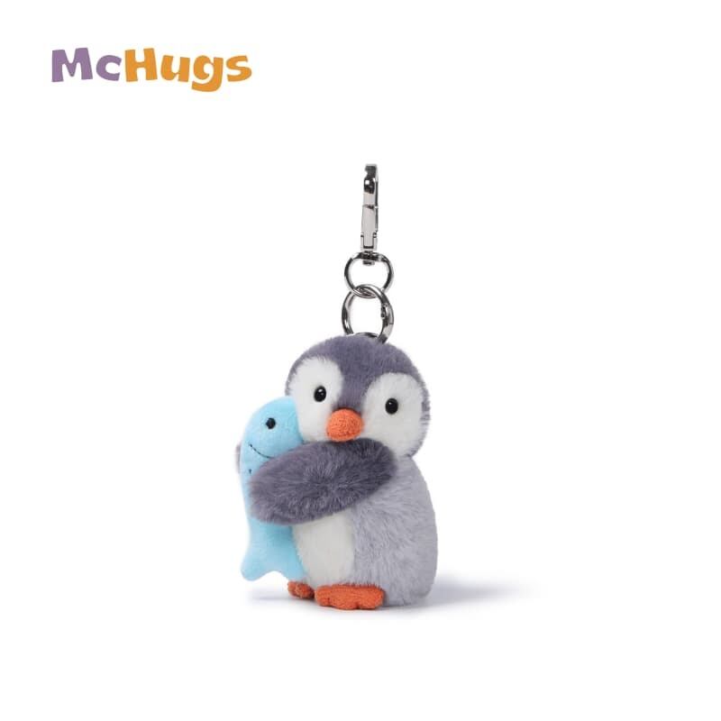 Fishing Glacier Penguin Bag Charm_MC600344