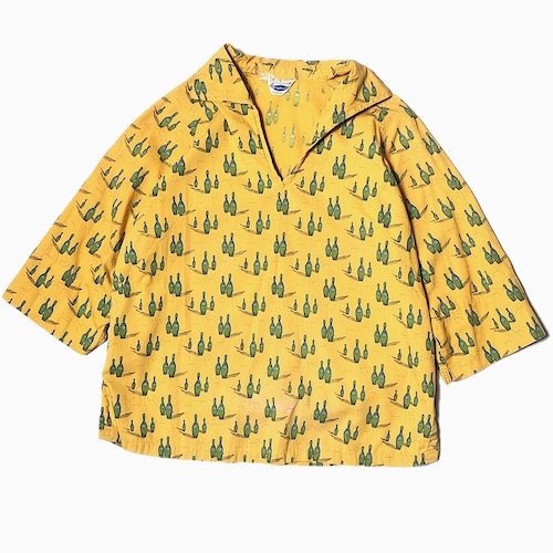 Vintage 50~60's【Kerrybrooke】Patterned Pullover Shirt