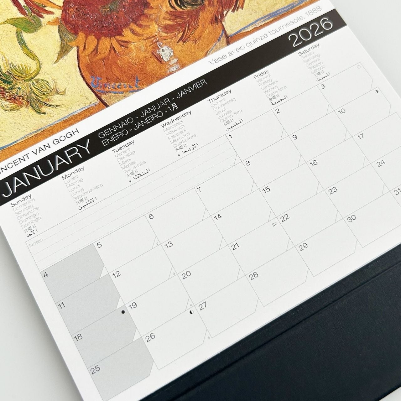 ゴッホ 2026 卓上カレンダー | hmm, by 東京都美術館
