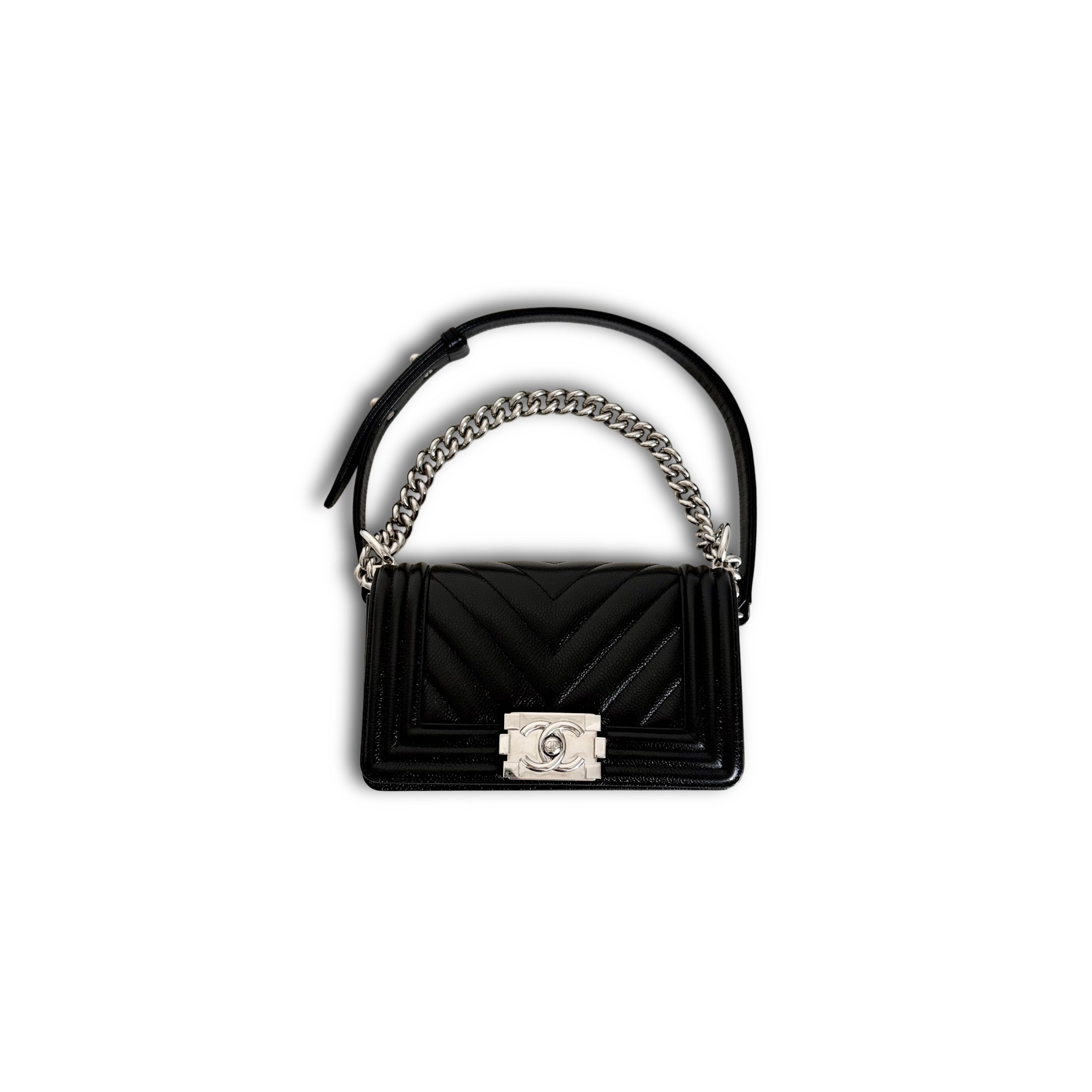 極美品】シャネル ボーイシャネル BOY CHANEL 20 スモール ブラック