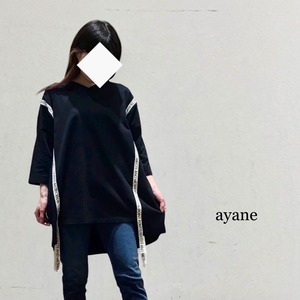 【ayane】ロゴテープTシャツ(823523)