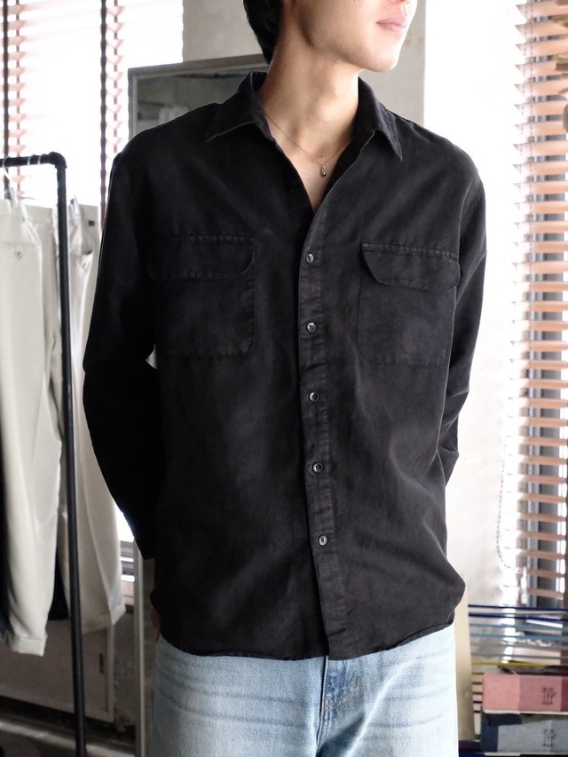 Used fake sueded shirt