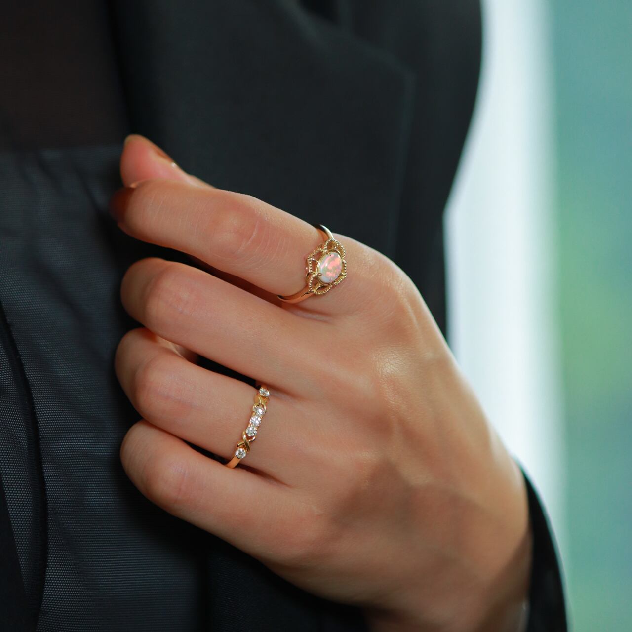 オパールK18YGリング【WEB限定】41703 | serio.jewelry.shop