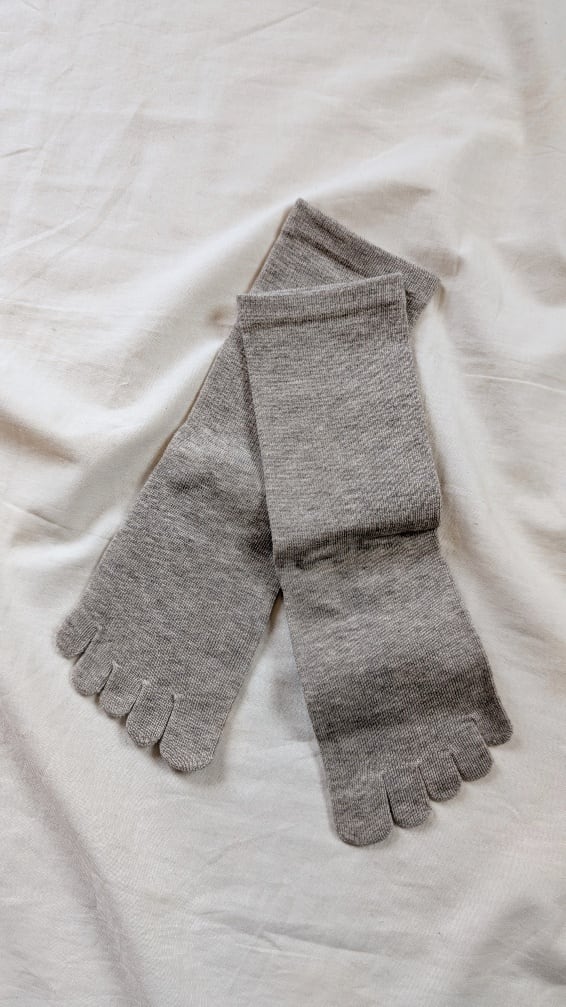 ORGANIC GARDEN ヤク５本指ソックス